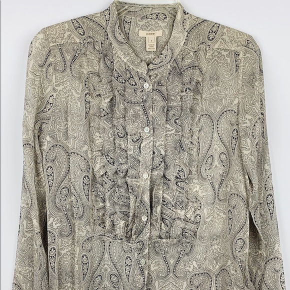 J. Crew Button Down Blouse - Picture 3 of 5